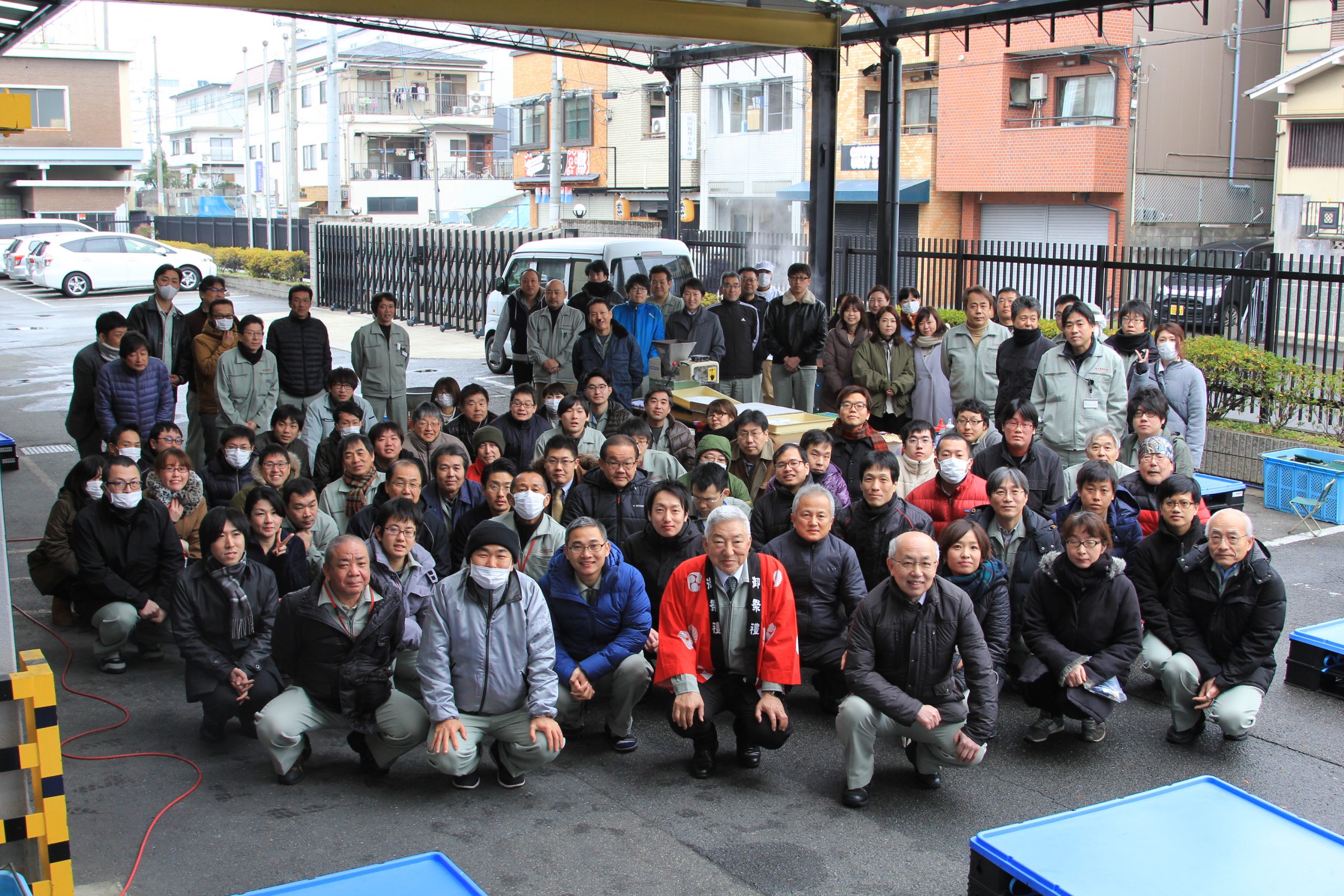 三橋製作所　餅つき大会